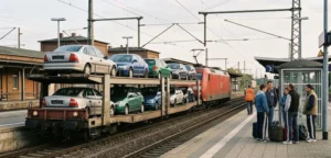 servizio auto sul treno al seguito